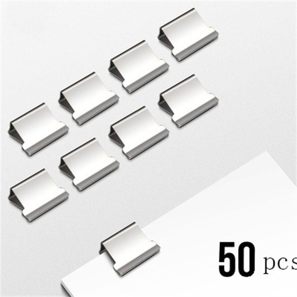 Accessories Document Binding Office Supplies School Binding Push Clamp Paper Cliper Clip Refills