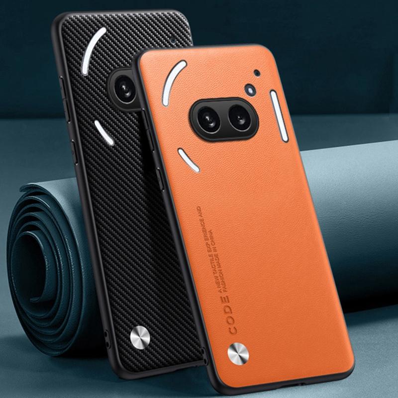 Роскошный чехол из искусственной кожи для Nothing Phone 2A Phone2A задняя крышка матовый TPU силиконовый противоударный чехол для телефона с полной защитой Coque