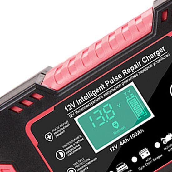 Moto Battery Charger Anti-deformed Safe Flame Retardant Short-circuit Protection Battery Maintainer for Truck