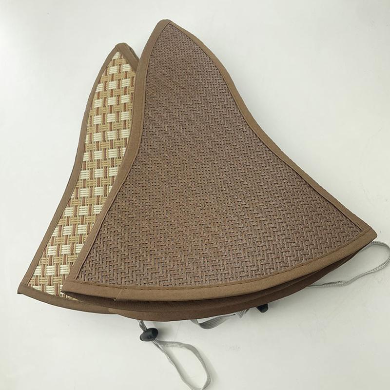 Foldable Straw Hat Practical Sun Protection Farming Beach Hat Large Eaves Fan Cap Hexagonal Hat Fan Cap