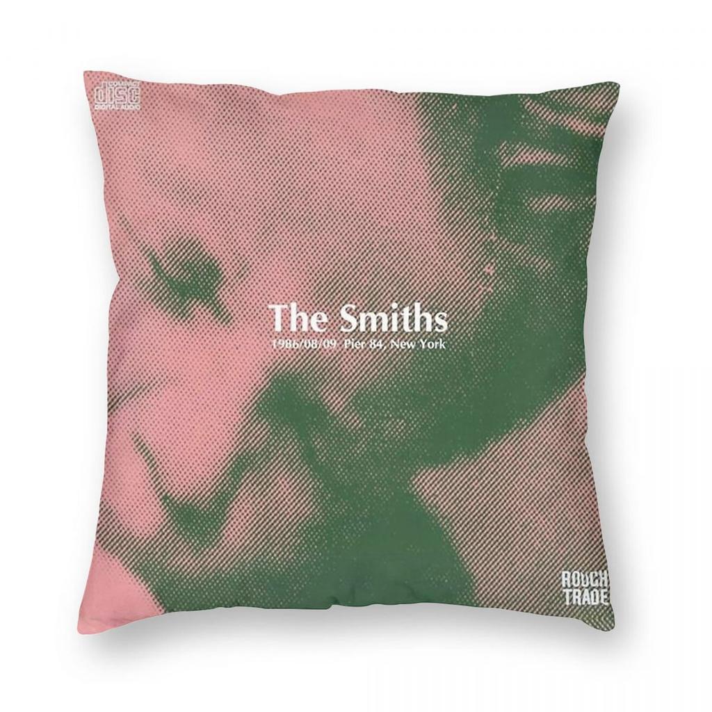 Rouch Trade The Smiths Square Pillowcase Polyester Linen Velvet Pattern Zip Decor Room Cushion Cover