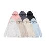 Унисекс хлопковый кардиган-худи с tie-dye, на молнии с двумя бегунками, длинный рукав, 320 г, Осень 2025