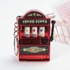 Mini Lucky Jackpot Keyrings Funny Fruit Slot Machine Keychain Slot Machine Key Chains  Funny Toys