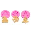 Christmas Snowflake Christmas Tree Silicone Mold Plaster Aromatherapy Candle Baking Mold