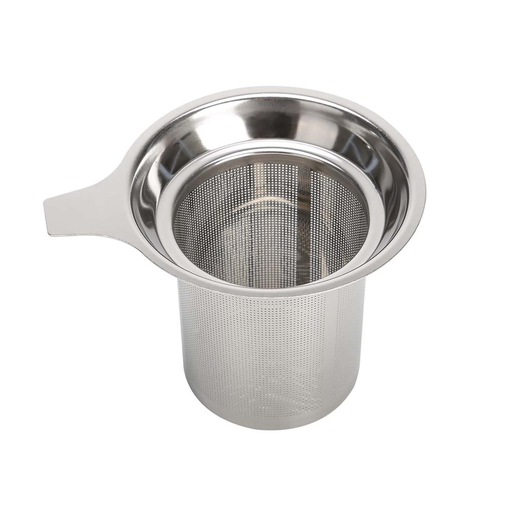 304 Stainless Steel Reusable Tea Infuser Tea Strainer Teapot Loose Tea Leaf Spice Tea Filter Kitchen Accessories Handle Clip