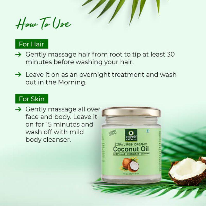 Organic Harvest Органическое кокосовое масло - 200мл