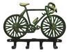 Coat Hanger Decorative Hanging Hook Brass Metal Decor Bicycle Design Wall
