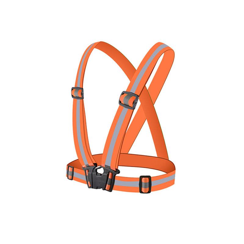 Выделите светоотражающие ремни Безопасность Ночная работа Бег Велоспорт Безопасность Светоотражающий жилет Высокая видимость Светоотражающая защитная куртка