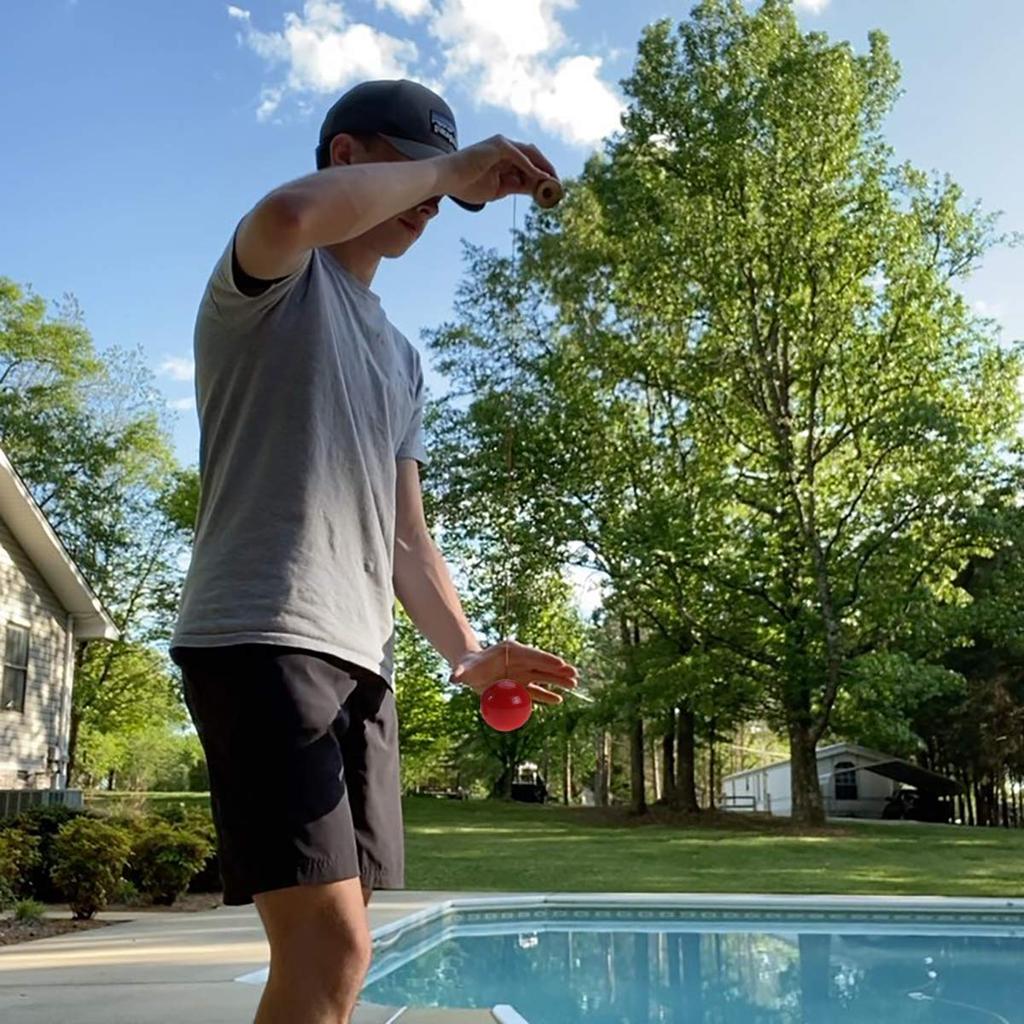 Heculos Kendama Set of 4 (Yellow, Blue, Green, Orange) Kendama for Kendama Classes, Practice, and Competition