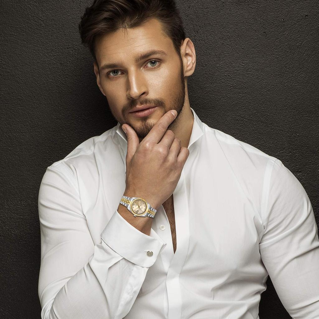 Lancardo Watch with Stainless Steel 3ATM Water Japanese Quartz Luminous Luminous and a Sparkling Design for and Perfect Gift for New and More and