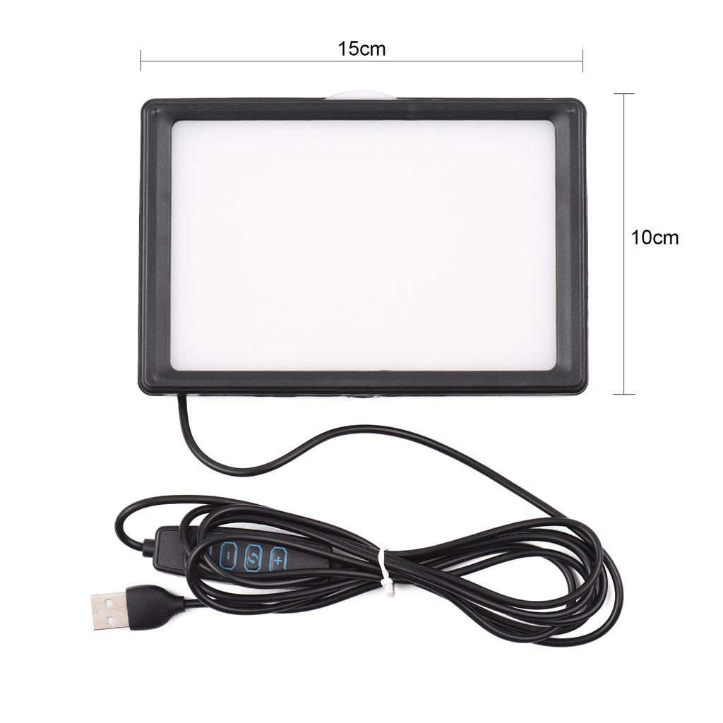 3 упаковки, 15 Вт, набор светодиодных видеоламп, заполняющая лампа для настольной фотографии, двухцветная, с регулируемой температурой