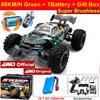 4WD 1:16 80 км/ч Супер Бесколлекторный 50 км/ч Коллекторный Радиоуправляемый Автомобиль 4x4 Внедорожник Пульт Дистанционного Управления Высокоскоростной Дрифт Гонки Грузовик Багги Игрушка Подарок