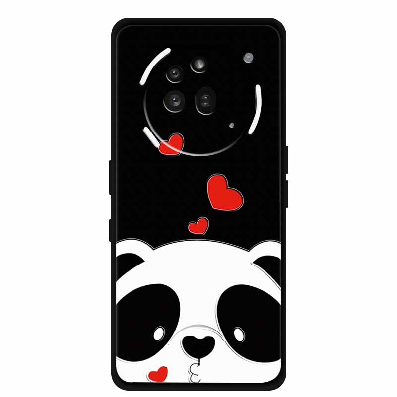 3D Тисненый Чехол Для Nothing Phone 3A Pro Чехол 3 A Pro Coque Цветы Черный Силикон Мягкая Задняя Крышка Для Nothing Phone3A Pro Чехол