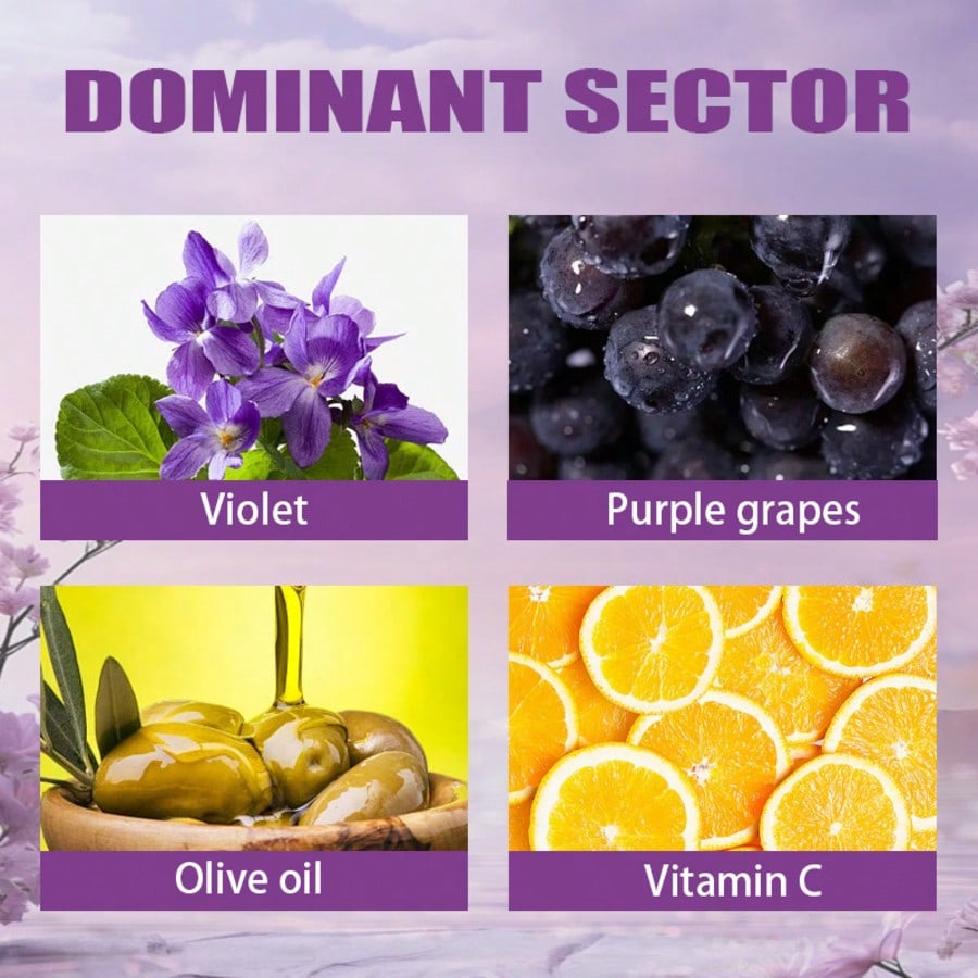 1 шт. Фиолетовый порошок для чистки зубов со вкусом мяты Удаляет пятна Контроль зубного камня Отбеливание Полировка Глубокая очистка Для ежедневного использования