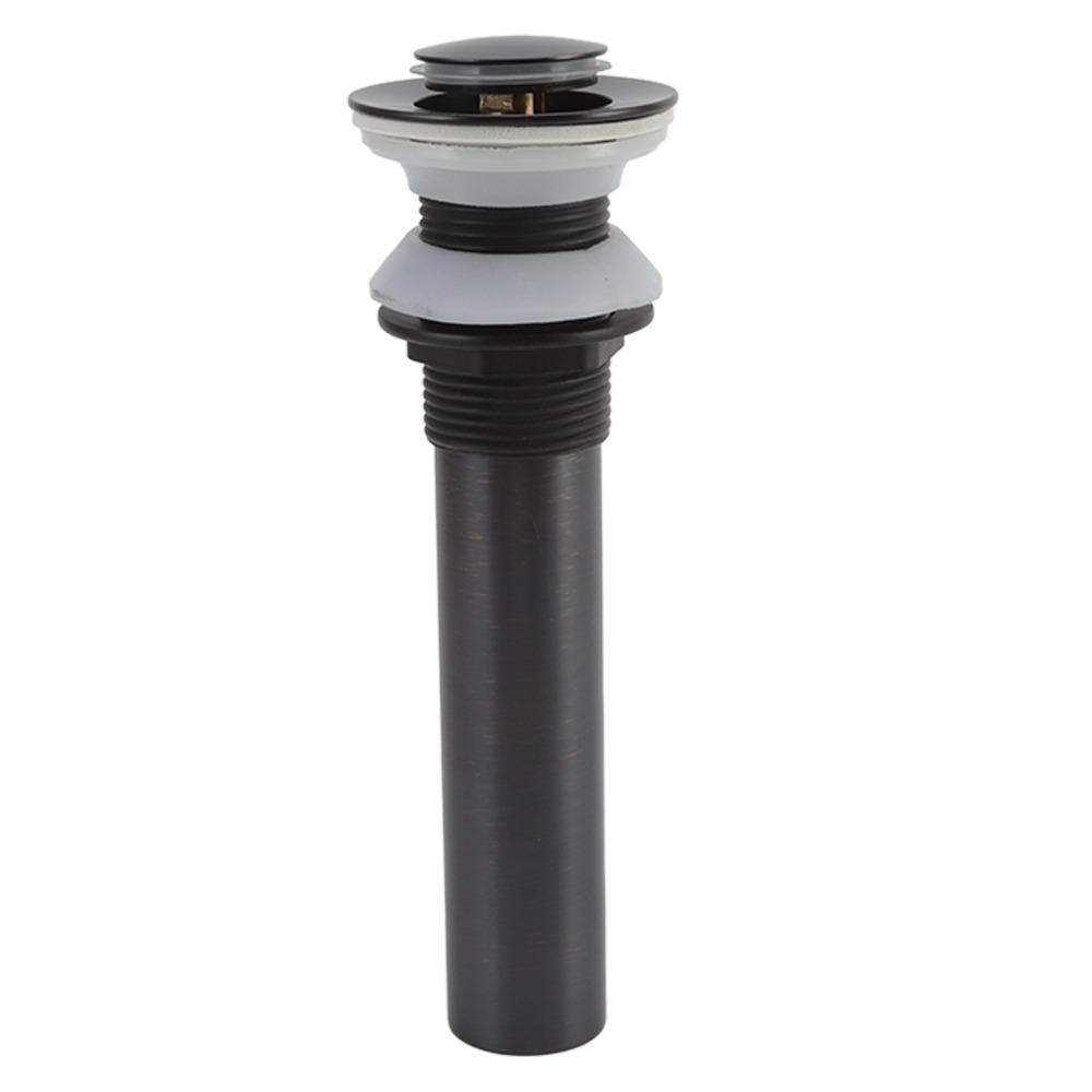 Matte Black Finish Sink Drain Stopper Stainless Steel Bathroom Sink Drain Bathroom Use