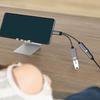 Converter 2 in 1 Type-C To USB OTG Adapter PD60W Type C 2-in-1 Multifunctional Adapter  Keyboard