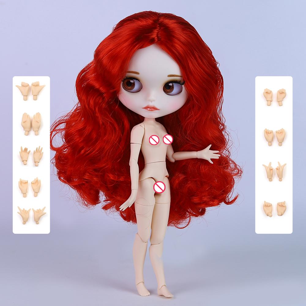 ICY DBS Кукла Блайз Шарнирное тело 30 см BJD Игрушка Белое глянцевое лицо и матовое лицо с дополнительными руками AB и панелью 1/6 DIY Модная кукла