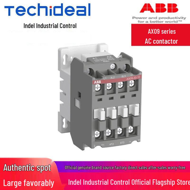 ABB AX09 Series AC Contactor (AX09-30-01-80/AX09-30-10-81)