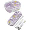 Skater Children's Cutlery Set, Lunch Box, Chopsticks, Spoon, Fork, Made in Japan, Sliding Chopsticks, Name Stickers Included, Antibacterial, Trio Set,