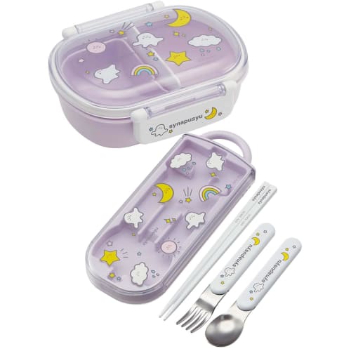 Skater Children's Cutlery Set, Lunch Box, Chopsticks, Spoon, Fork, Made in Japan, Sliding Chopsticks, Name Stickers Included, Antibacterial, Trio Set,