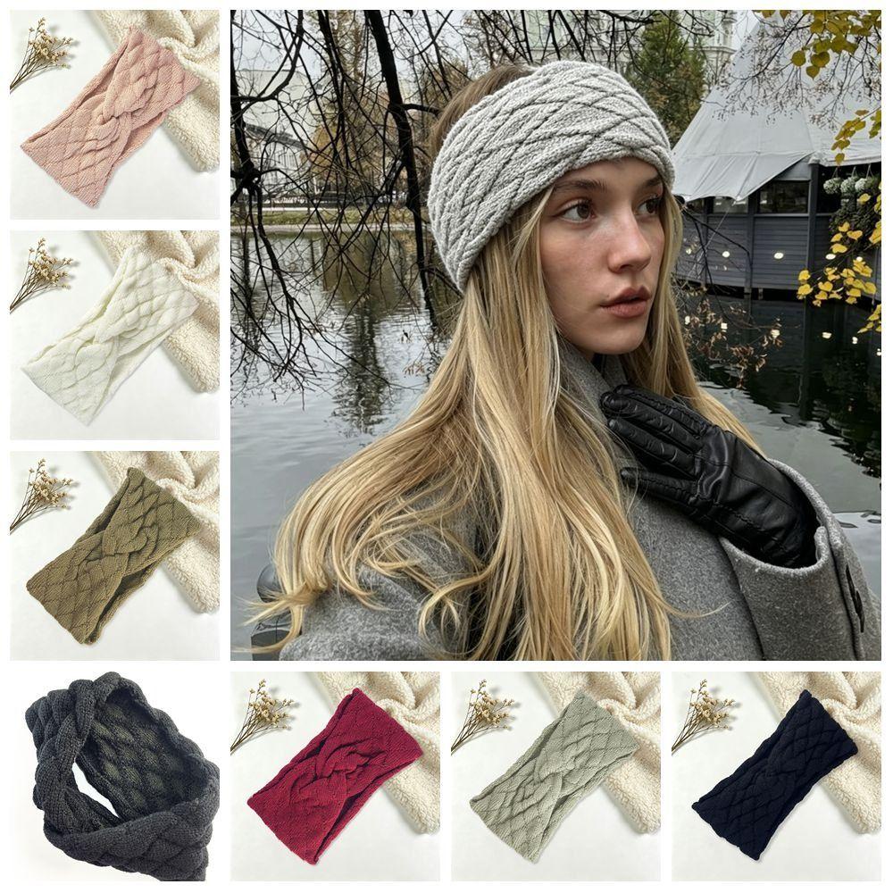 Twisted Front Ear Warmer Headband Cable Knit Turban Headband New Knitted Headband Winter Outfits