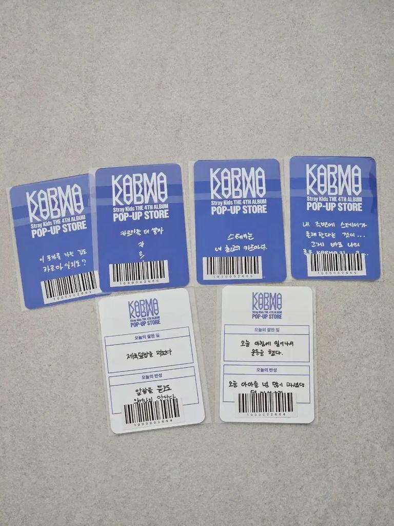 STRAY KIDS Karma Pop-up Store Bonus: 6 Pokka Cans at a Time Used
