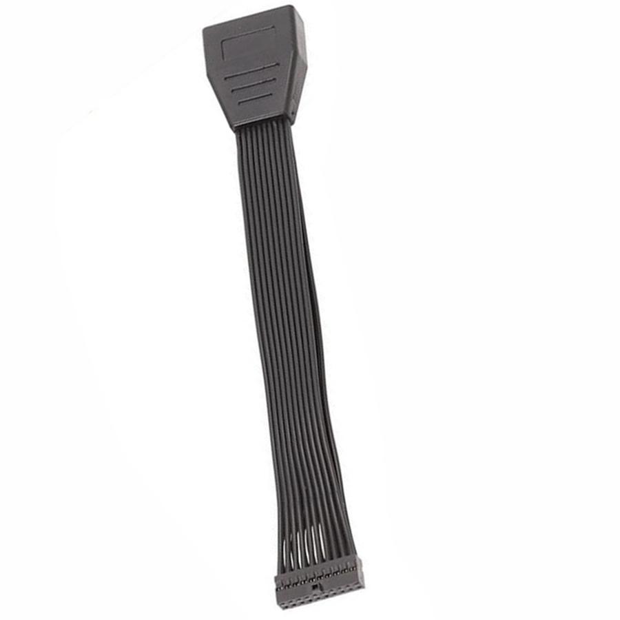 USB 3.0 19 Pin Male - Female: Small Mini USB 3.0 Connector 19/20-Pin Internal Extension Cable;