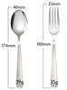 In Tsubame Dinner Cutlery Set Stainless Steel 2 [Made Japan] Spoon/Fork 18-0 (2 Spoons, Forks)