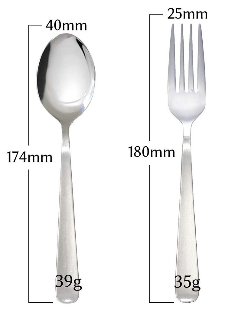 In Tsubame Dinner Cutlery Set Stainless Steel 2 [Made Japan] Spoon/Fork 18-0 (2 Spoons, Forks)