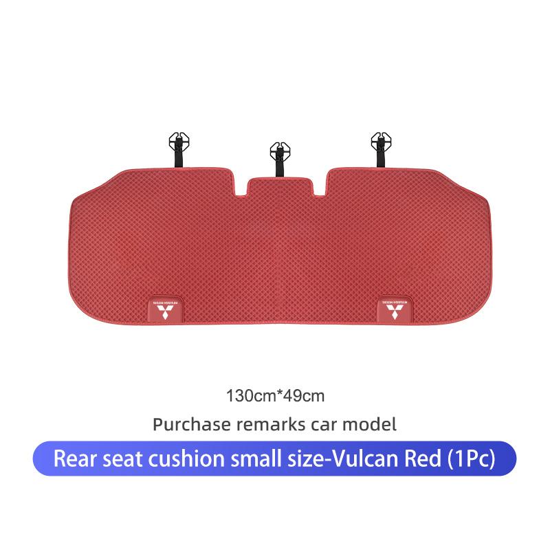 xkhr10 Car Logo Seat Cushion Backrest Ice Silk Anti Slip Protective Pad Accessories For Mitsubishi Lancer ASX Pajero Mirage Attrage