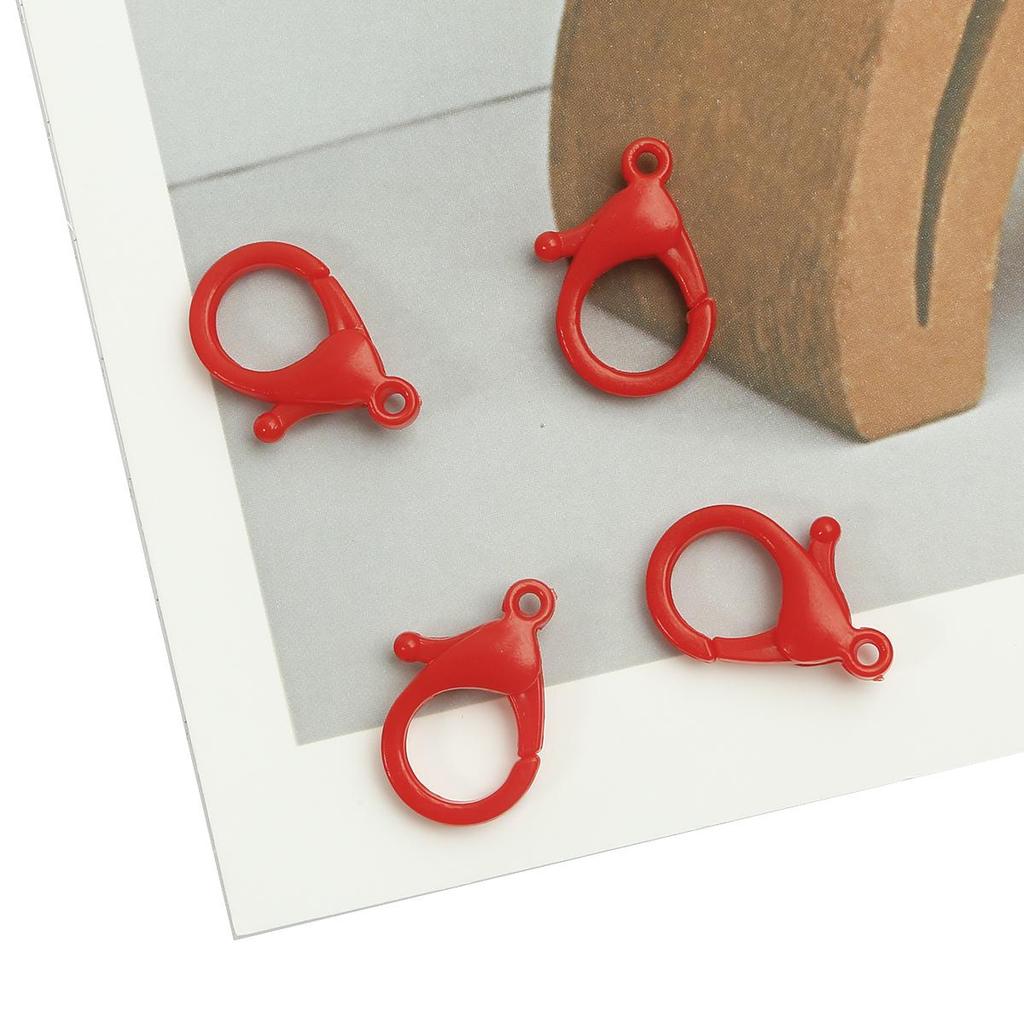 10 шт. пластиковый брелок для ключей красочные крючки клипсы карабин ручной работы аксессуары для изготовления ювелирных изделий