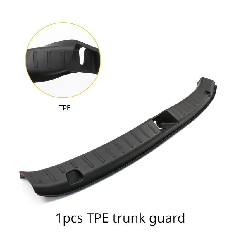 Trunk Protector Guard For Tesla Model Y 2024 Accessories Anti-Scratch Mat Rear Cargo Threshold Sill Cover Bumper Organizer Pad