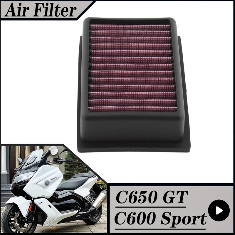 FOR BMW C650GT 2012-2020 C600 Sport 2012-2018 Motorcycle High Flow Air Filter Intake Cleaner C650 GT C600Sport
