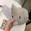Универсальные полосатые кепки с козырьком, корейские кепки газетчика, японская бейсболка в уличном стиле