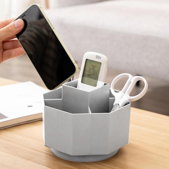 Durable Pen Holder Space-saving HIPS Separated Pen Pencil Organizer Household Supplies