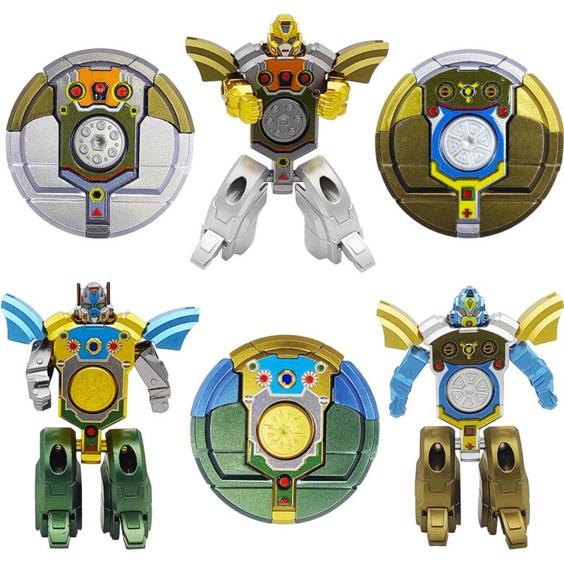 Robot Transformation Fidget Hand Spinner Gyro Funny Deformation Action Figure Stress Relief Finger Toy For Kids Gift