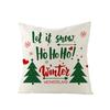Christmas Pillow Cover for Home Holiday Sofa Bedside Decoration Linen Pillow Cushion Cover