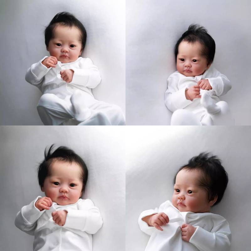 Силиконовая кукла-младенец для коллекционеров и в подарок Реборн азиатский ребенок игрушка