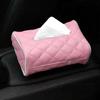 Tissue Boxes with Disposable Napkins Tissue Boxes Car Accessories Tissue Bag Organizer Car Decoration Auto Storage Universal
