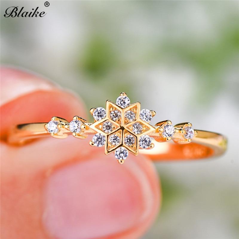 Минималистичные кольца из стерлингового серебра s925 для женщин, маленькое кольцо с кристаллами и цветком, тонкое кольцо с цирконом, обручальные кольца со снежинками