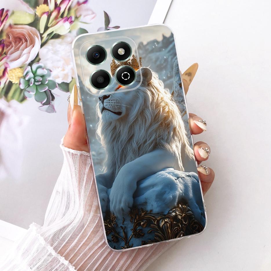 Чехол для Honor X6 X6a X6b X6C Милый Лев Новый Расписной Чехол Мягкий Тонкий Чехол для Телефона Для Honor X6C X 6 a X6 b HonorX6a HonorX6B Fundas