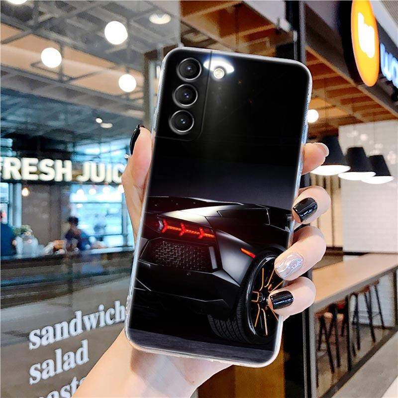 Прозрачный силиконовый чехол со спортивными автомобилями для Samsung Galaxy S22 S21 S20 FE S 22 Ultra S10 E S9 Plus 5G, чехол для телефона