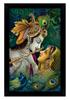 Radha Krishna Picture Frame Religious Poster Black Wall Frame Deity Photo Frame Wall Decor  For Home  Office  Temple-10 X 12