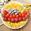8 Interlocking Corn Holders Stainless Steel Cob Forks, Twin Prong Sweetcorn Skewers - DD0