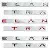 ankfz6 Logo Decoration for Hyundai ELANTRA Letter Emblem Metal 3D Car Rear Trunk Tail Sticker Badge Decal Accessories