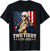 George Washinton Two Fiddy 2 Fiddy 250 Anniversary 4th July T-Shirt