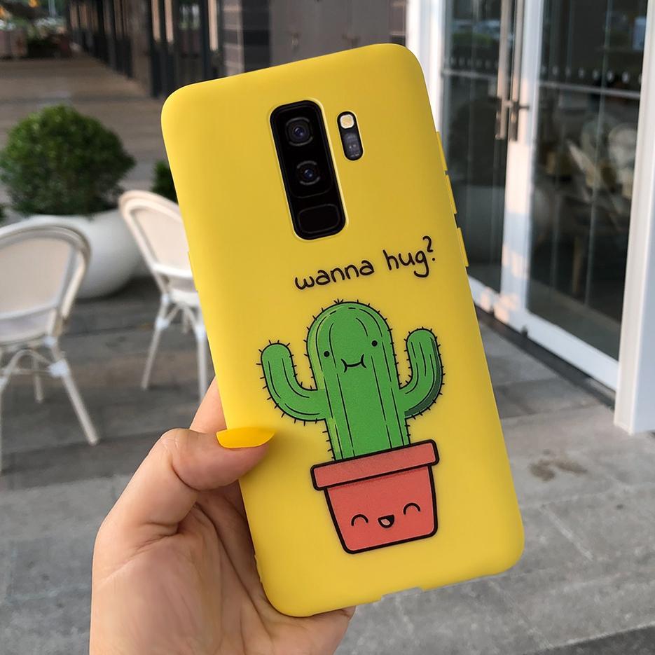 Чехол для Samsung Galaxy S9 Plus S9+ G965F Милый Конфетный Расписной Fundas Матовый Чехол для Samsung S9 S9+ S 9 Plus Чехол для Телефона Мягкие Сумки