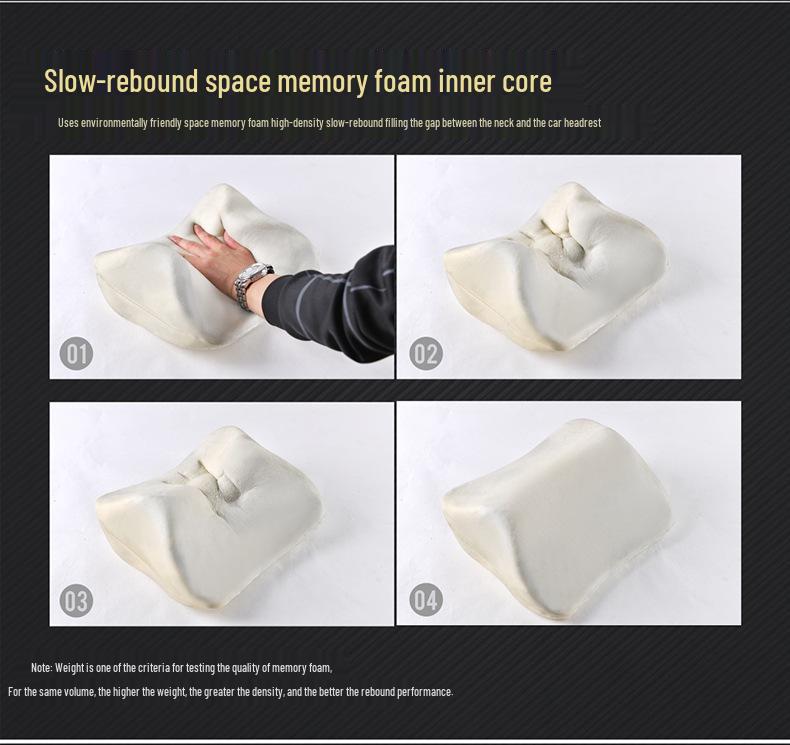 Buick Car Headrest and Lumbar Support Pillow - Memory Foam, Customizable Logo