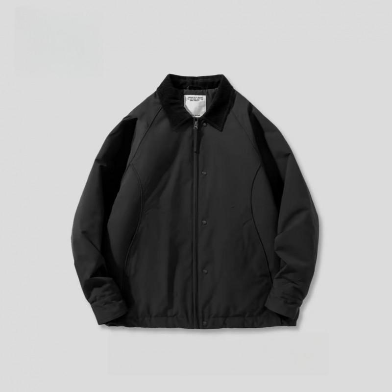 Mens Fashion Casual Cotton Jacket - Loose Fit Winter Style Solid Color