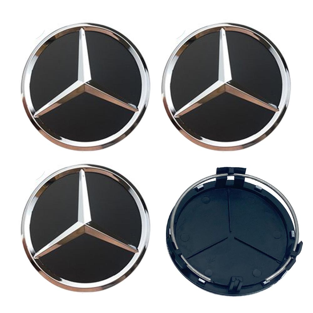 New Car Exterior Parts 20pcs 75mm Car Wheel Center Hub Caps For Mercedes Benz Amg C180 C200 C260 W108 W124 W126 W140 W168 W176